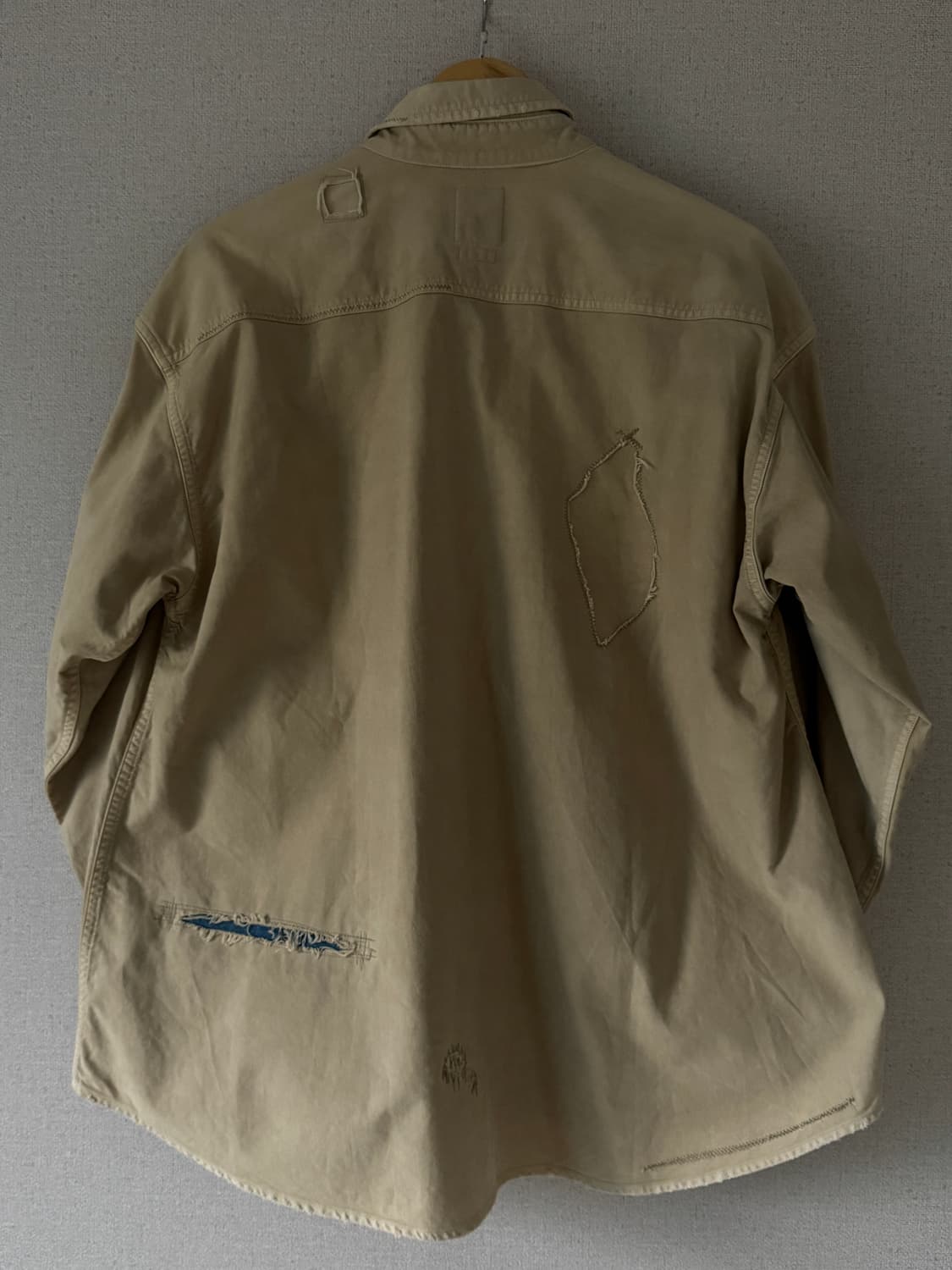 [1] Visvim Grand river L/S crash.khaki 상품이미지7