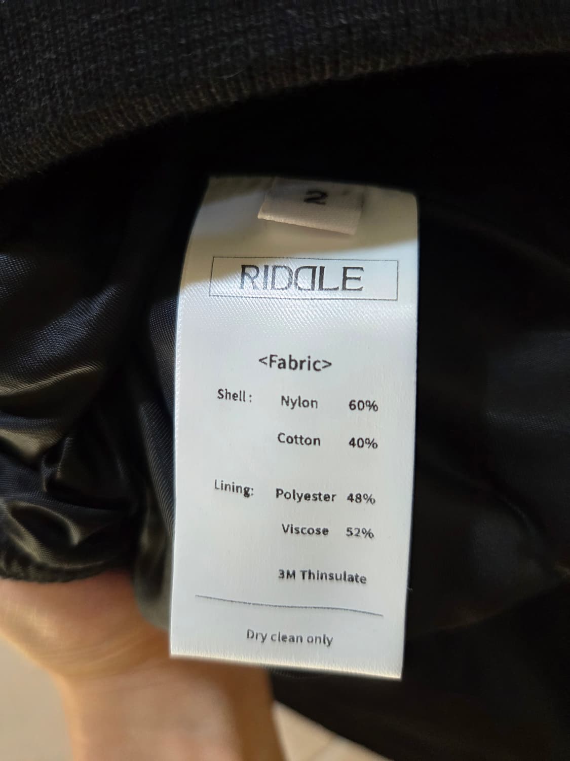 리들 봄버 자켓 신슐레이트 새상품 상품이미지4