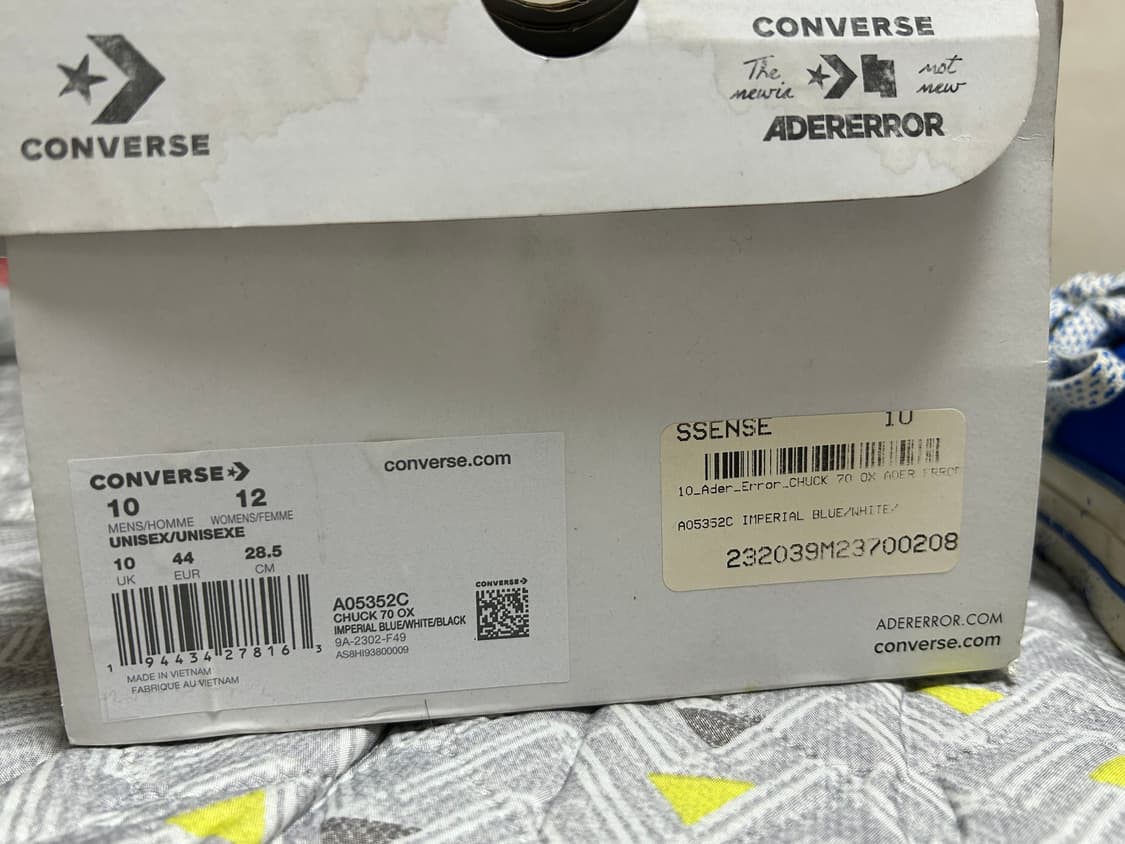 컨버스 x 아더에러 척 70 로우 블루 285 상품이미지8