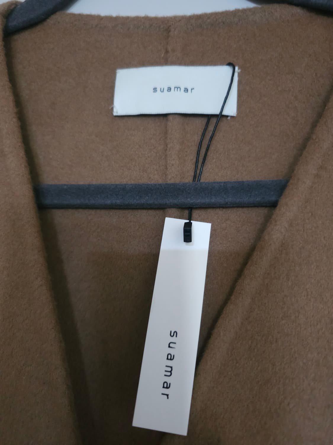 새상품)SUAMAR 수아마르 핸드메이드 캐시미어 코트 상품이미지3