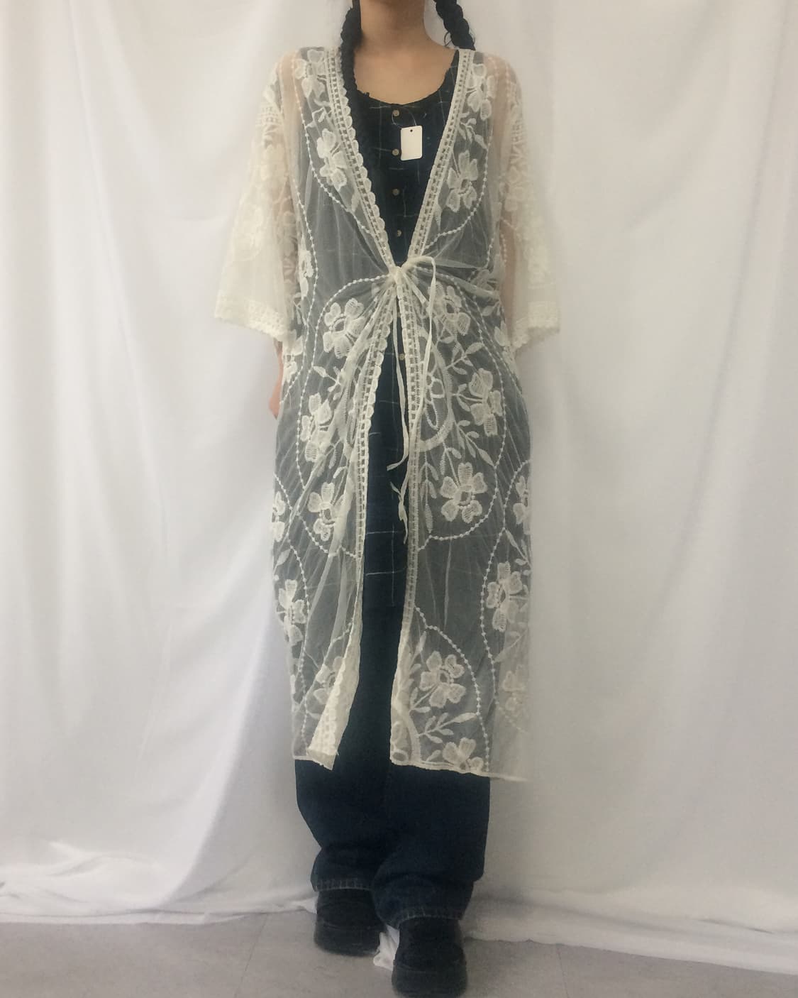 Lace long cardigan 상품이미지7