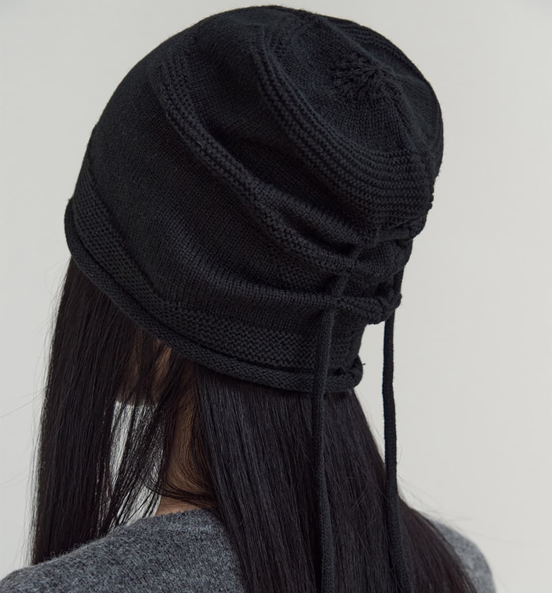 시스에이 콘트라스트 엠보 스트링 비니 상품이미지1