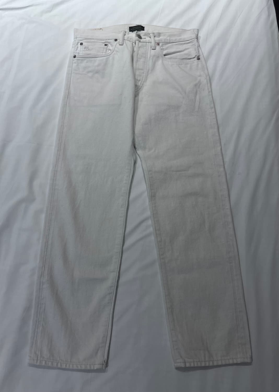 RRL 리미티드 에디션 스트레이트 테이퍼드 진 32 32 내추럴 상품이미지1