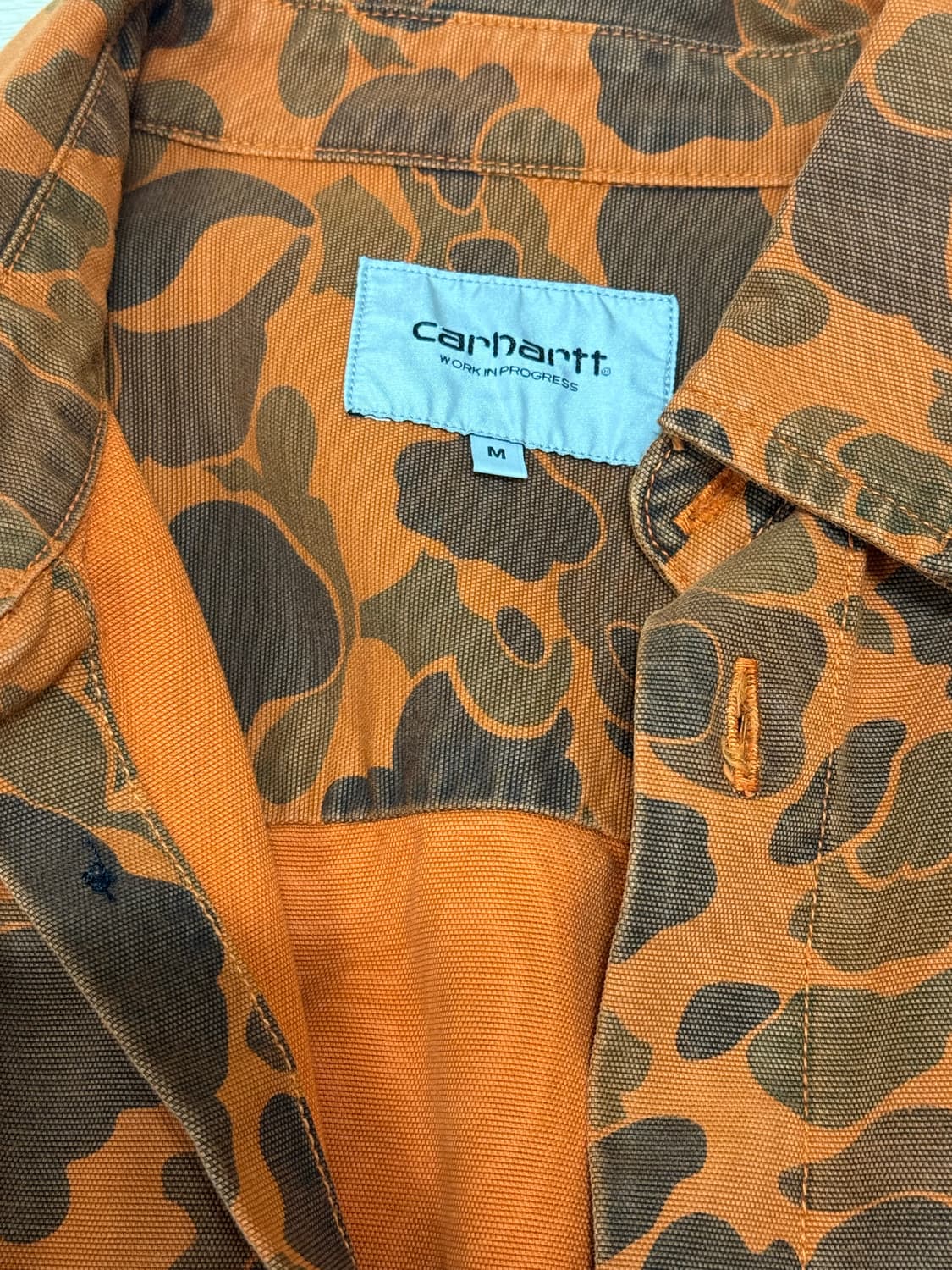 칼하트 카모 긴팔 셔츠 상품이미지3