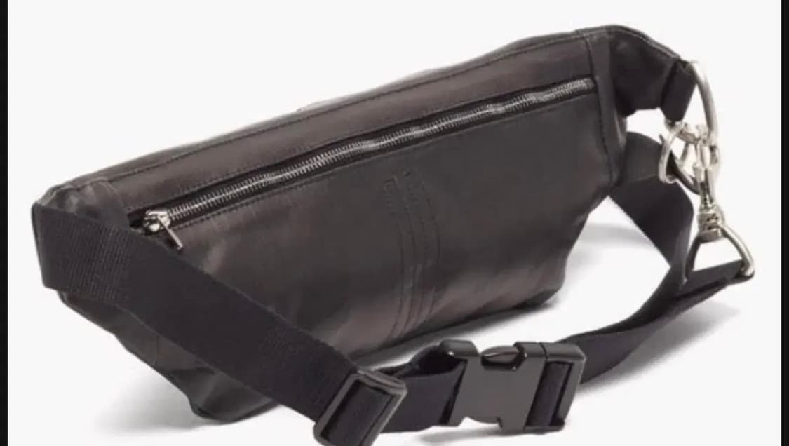 릭오웬스 다크쉐도우 코팅 크로스백(벨트백) 상품이미지1