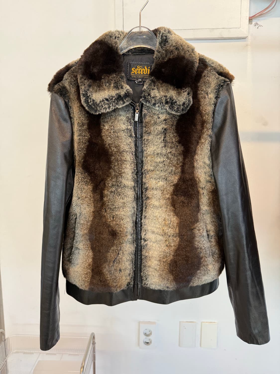 Seredi Mixed Leather & Fur Jacket  상품이미지1