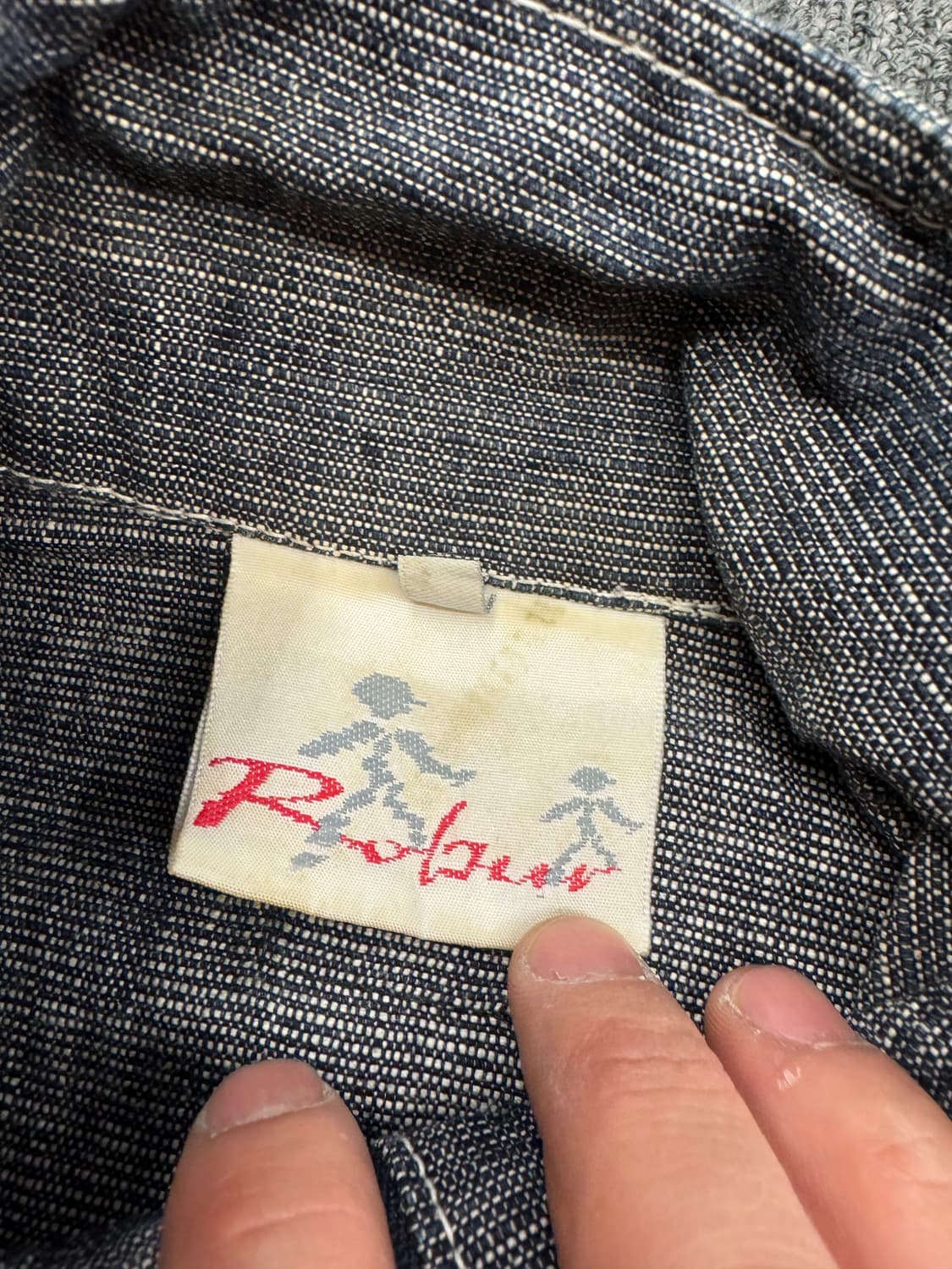 American vintage 데님 집업 자켓 상품이미지3