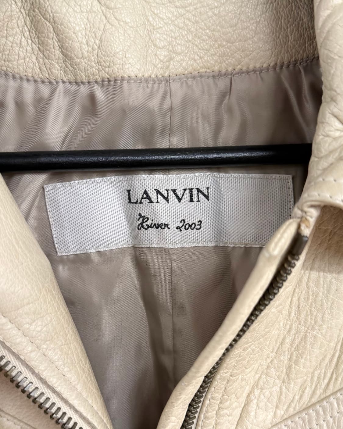 랑방 옐로우 2003fw 고트레더 롱코트 상품이미지7