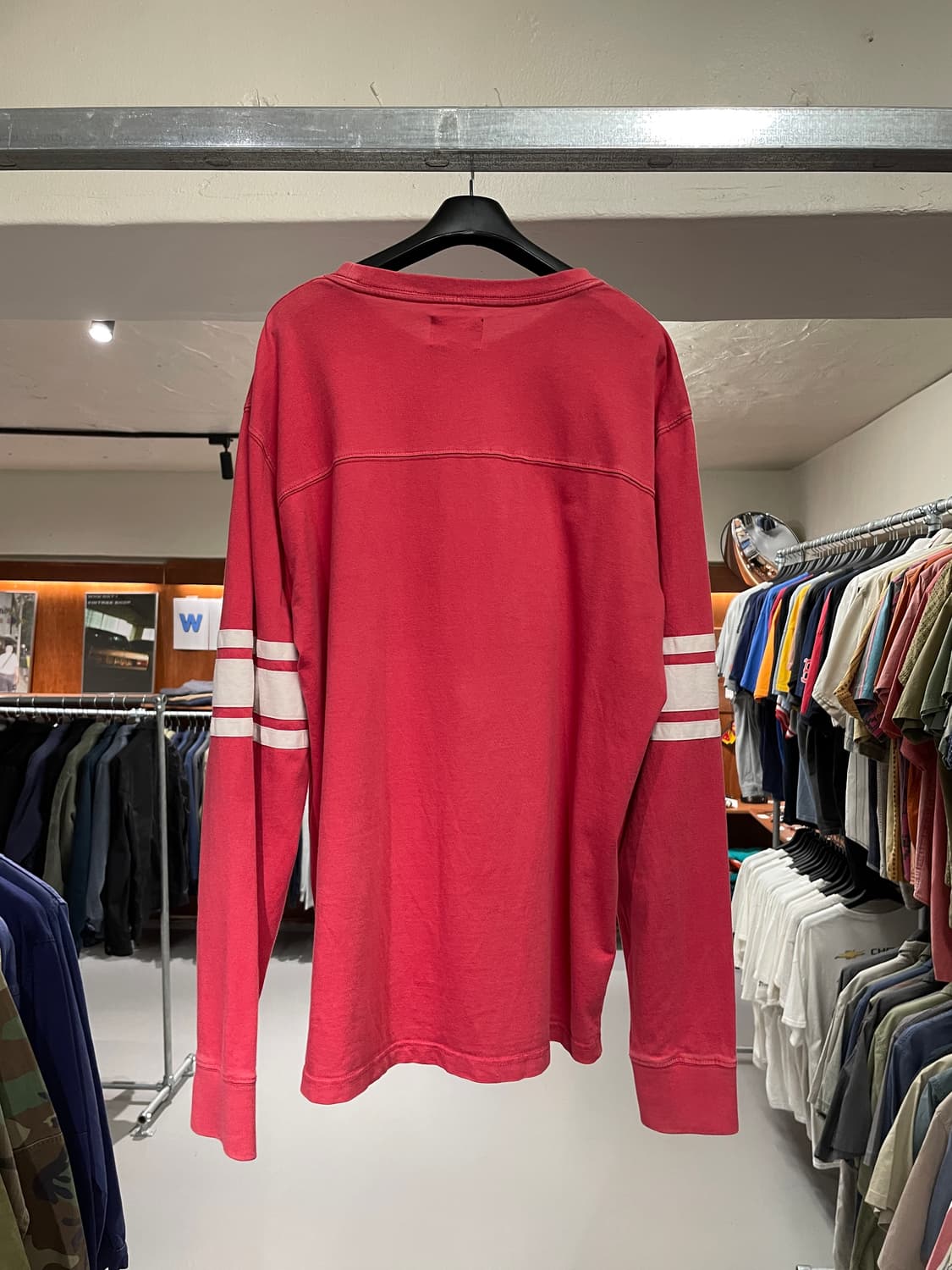 빈티지 롱슬리브 티셔츠(다홍색)   상품이미지9