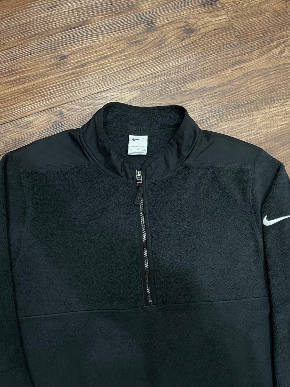 나이키 골프 써마핏 빅토리 하프집 탑 블랙 상품이미지3