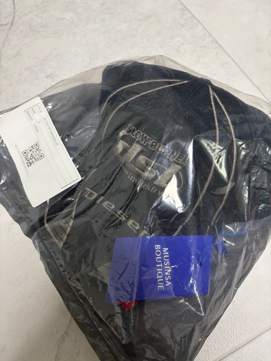 [2] 디젤 C-아슨 캡 블랙 그레이 상품이미지3