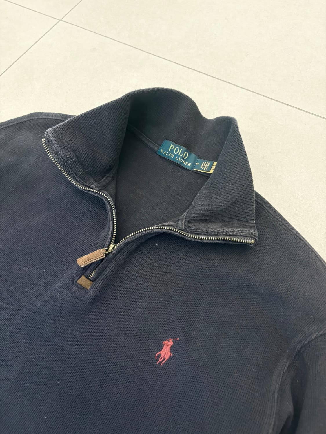 폴로 하프집업 네이비  상품이미지6