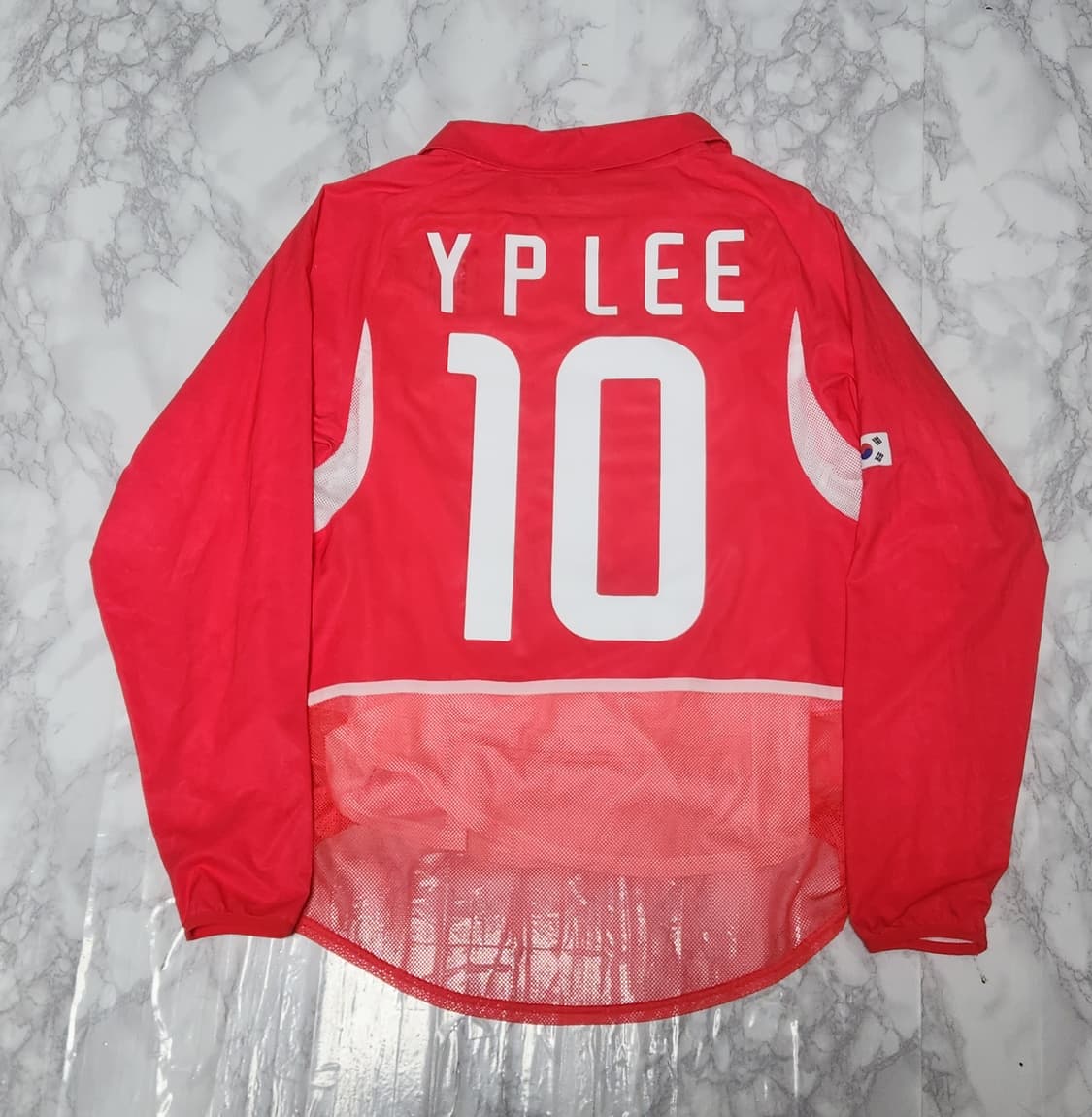 나이키 02-04 대한민국 홈 선수지급용 유니폼 긴팔 No.10 이영표  상품이미지2