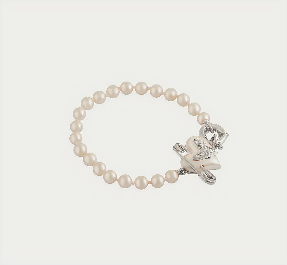 비비안웨스트우드 아카이브 오리에타 진주 펄 orb 팔찌(새상품) 상품이미지3