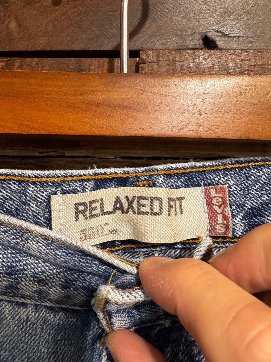 00s Levis 550 Relaxed Fit Denim Pants 상품이미지5