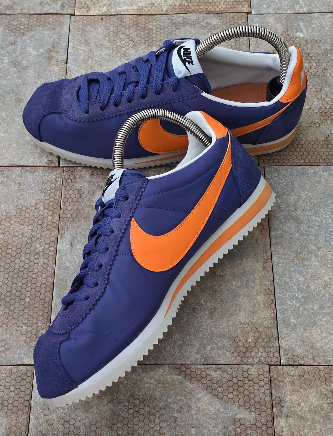 (265)나이키 코르테즈 나일론 퍼플 오렌지 상품이미지5