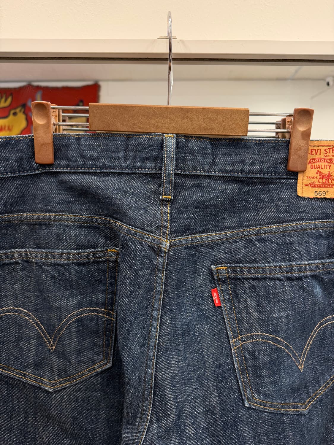 Levis 리바이스 569 인디고 데님 팬츠 (35inch) 상품이미지7