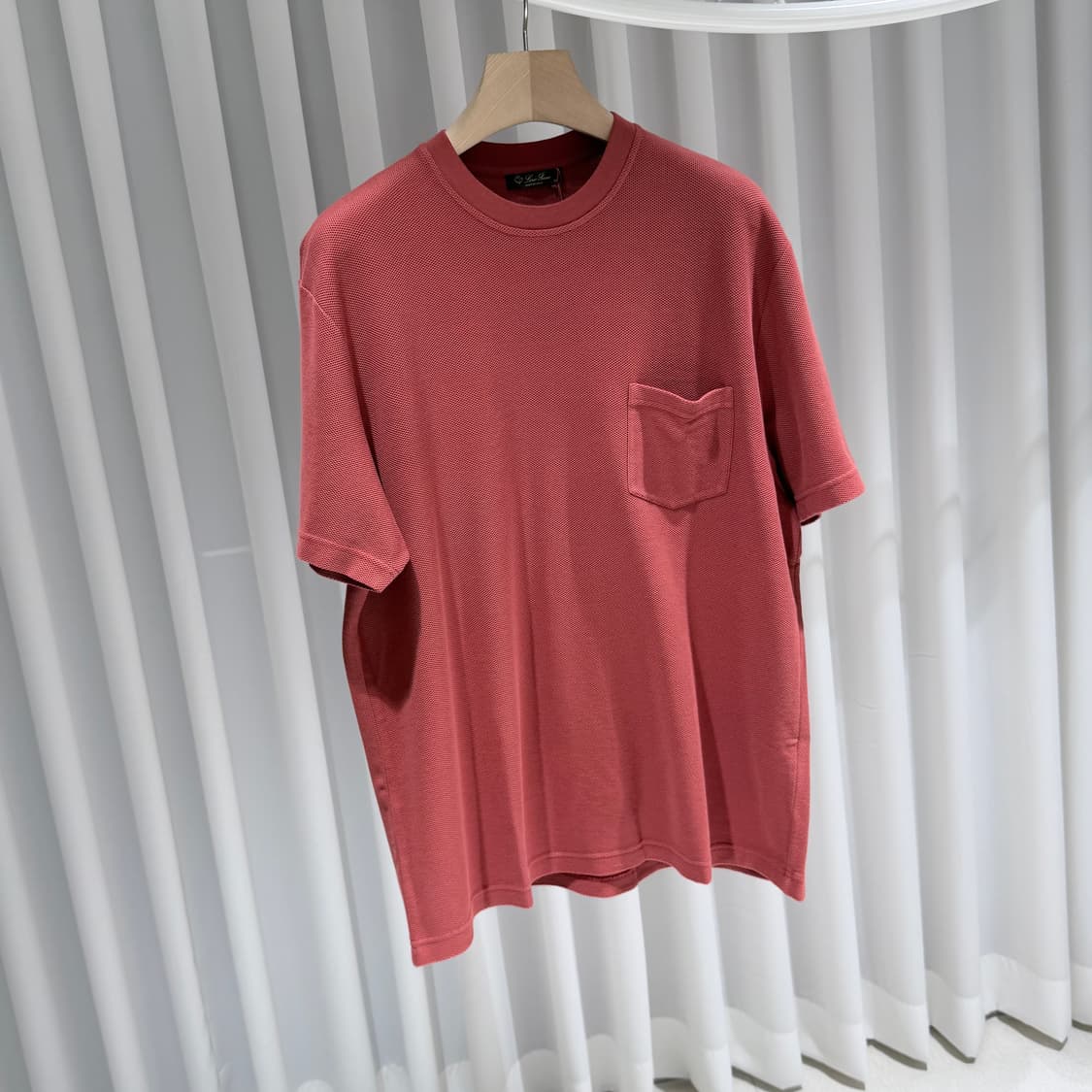 (S-/XL) / 로로피아나 폴로 카라넥 코튼 반팔 티셔츠 상품이미지3
