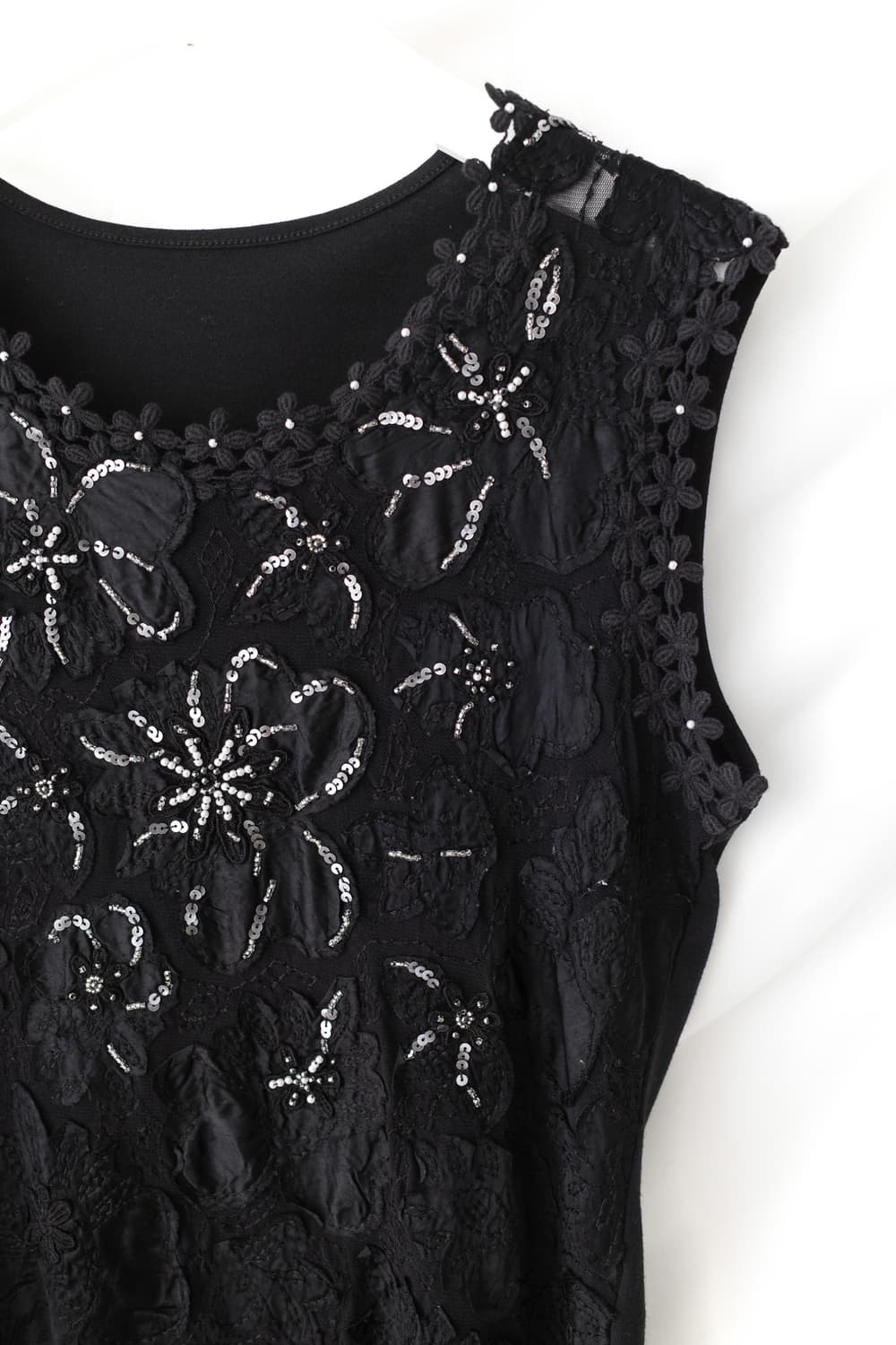 flower beads sleeveless 상품이미지2
