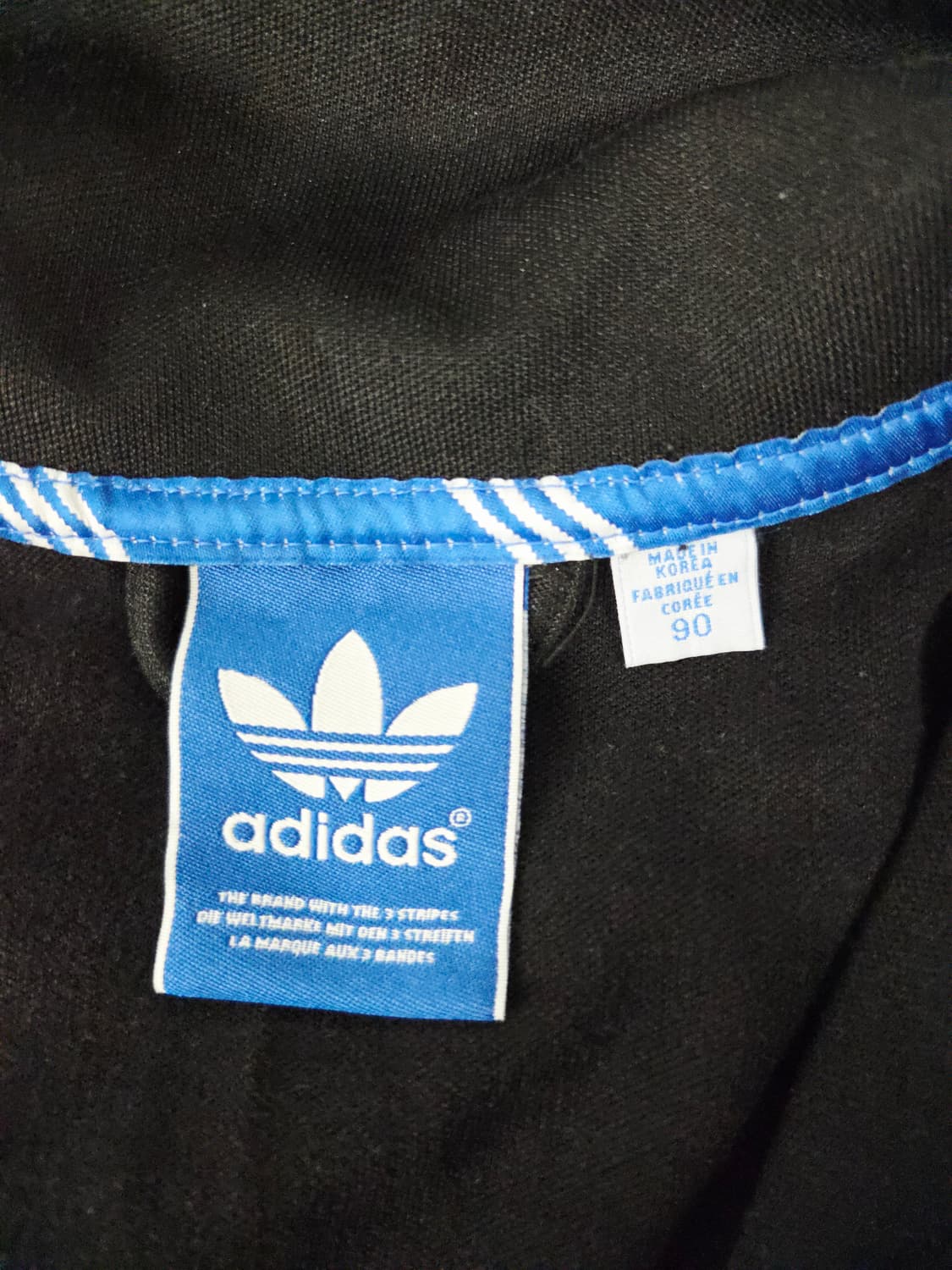 아디다스 유로파 트랙탑 져지 블랙 상품이미지7