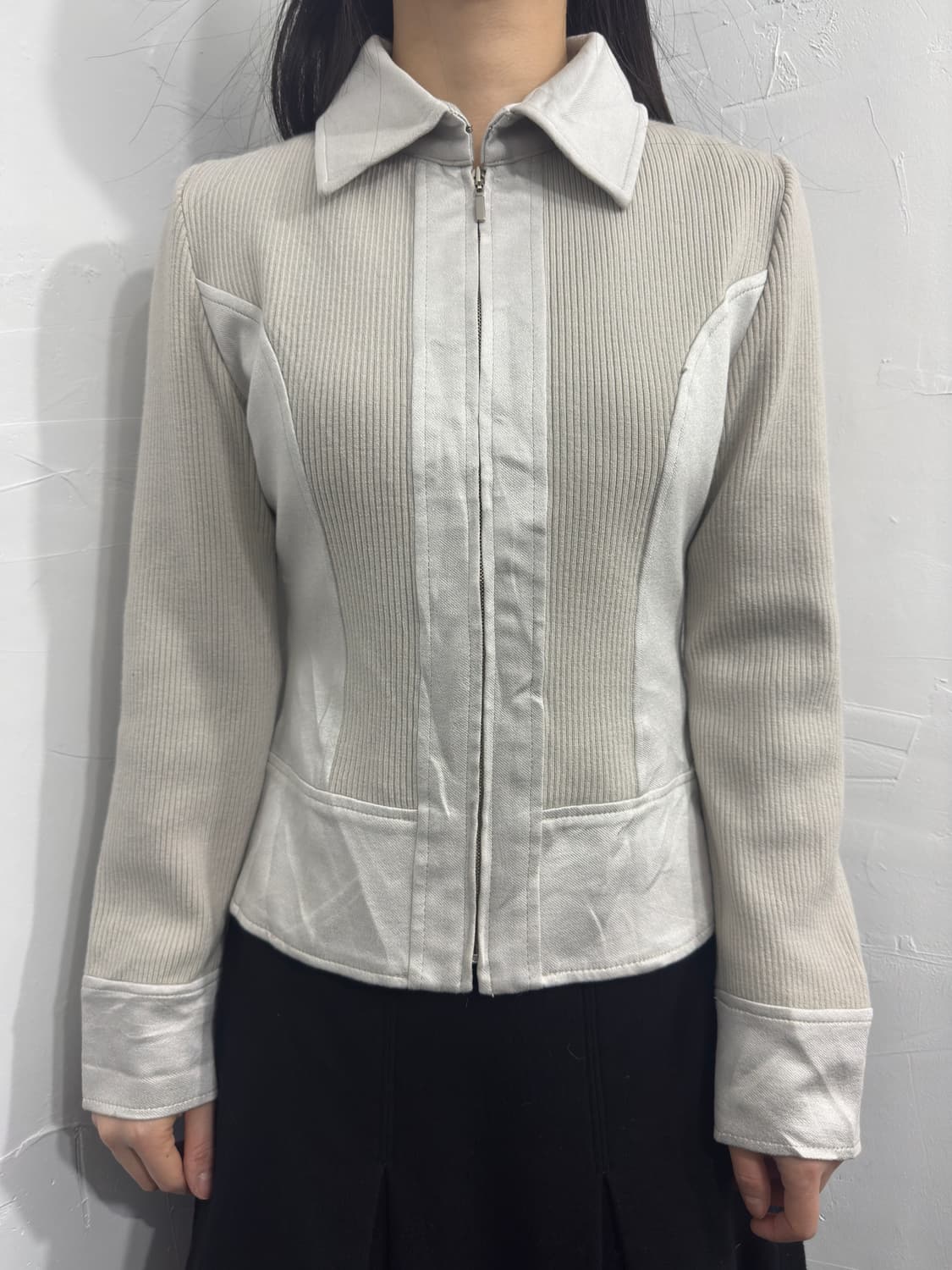 bosch knit detail jacket 상품이미지1