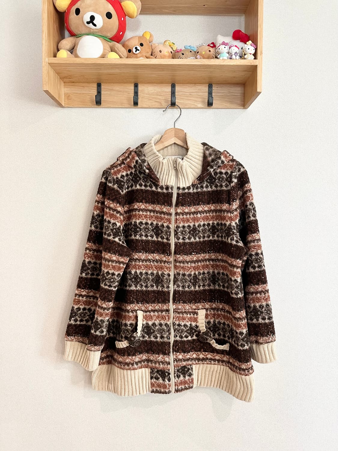 jpn 노르딕 패턴 상의1.0~2.0 하구미 스즈코 너드 모리걸☃️💓 상품이미지8