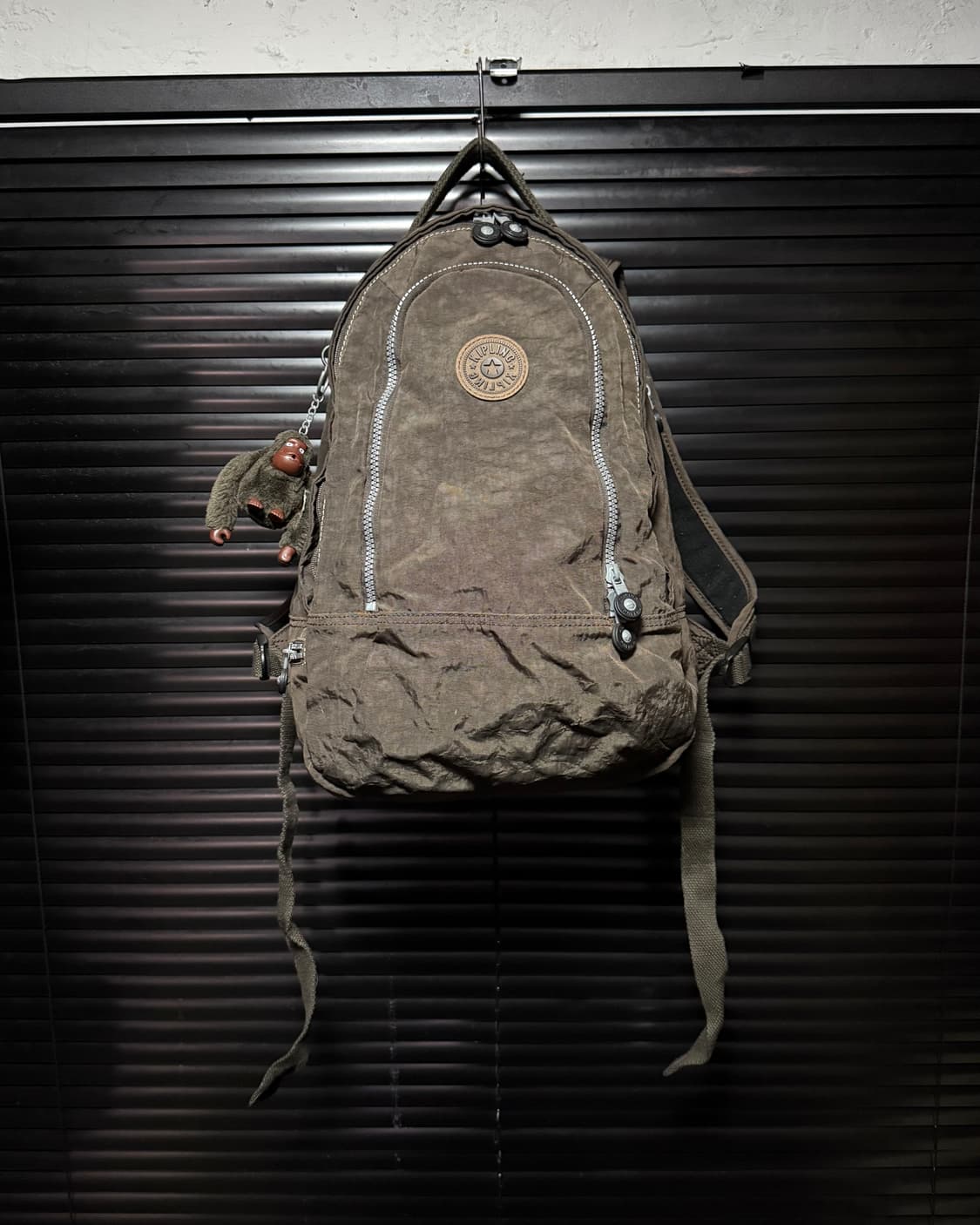 키플링 브라운 갈색 가방 백팩 고릴라 인형 키링 갸루 쵸코 너드 모리걸 상품이미지4