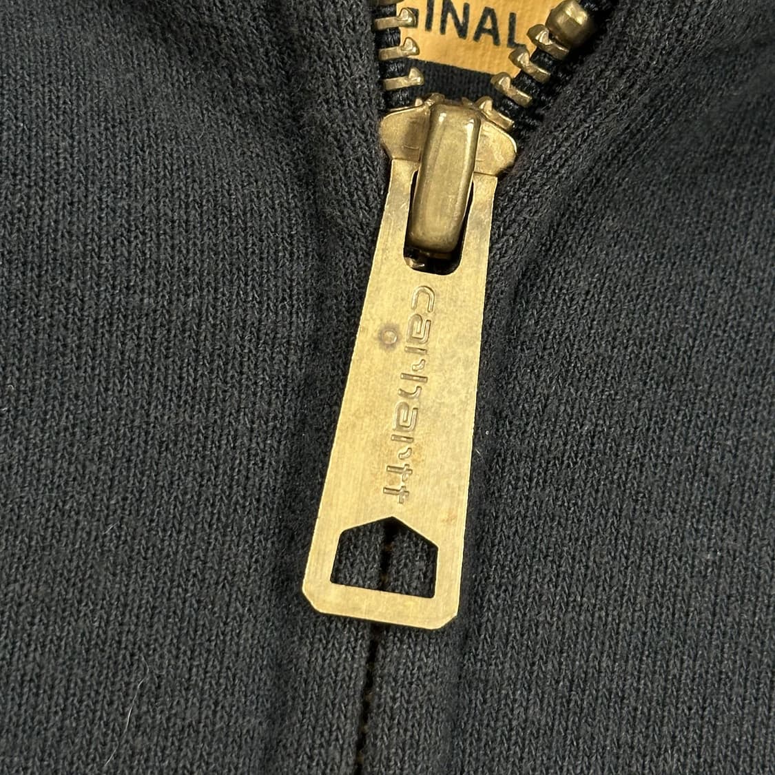 칼하트 오리지널 핏 블랙 후드집업 (실측 XL) 상품이미지3