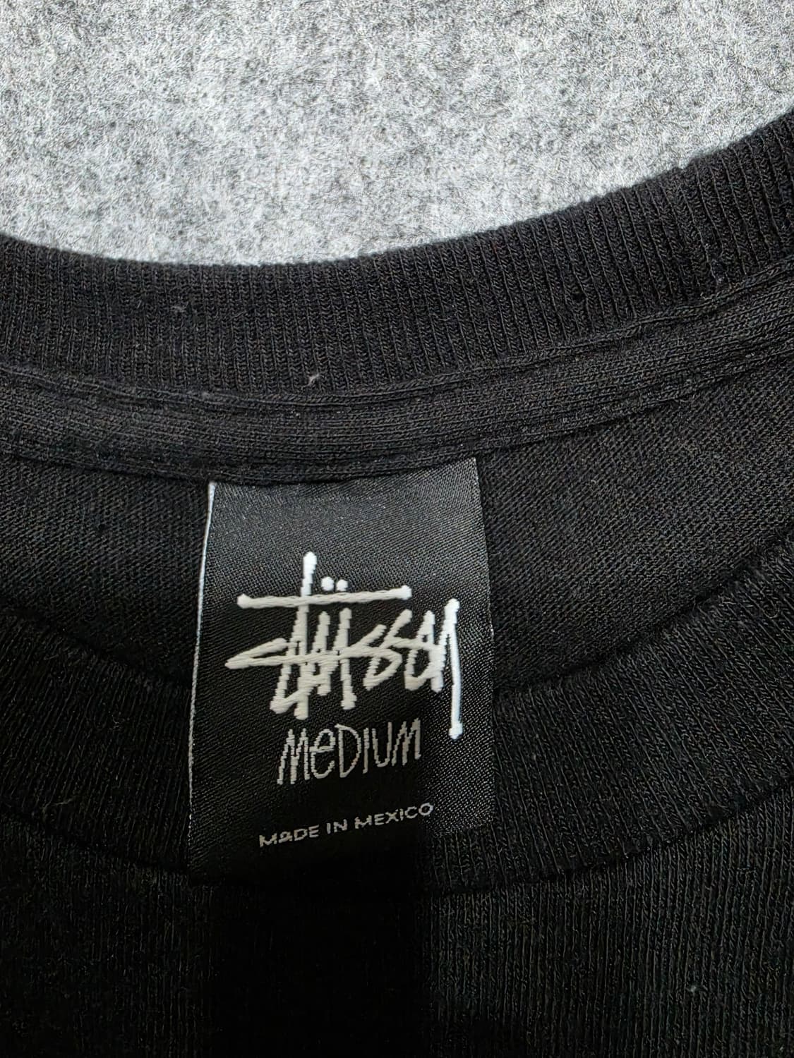 스투시 베이직 지브라 로고 빈티지 프린팅 반팔티 M 상품이미지8