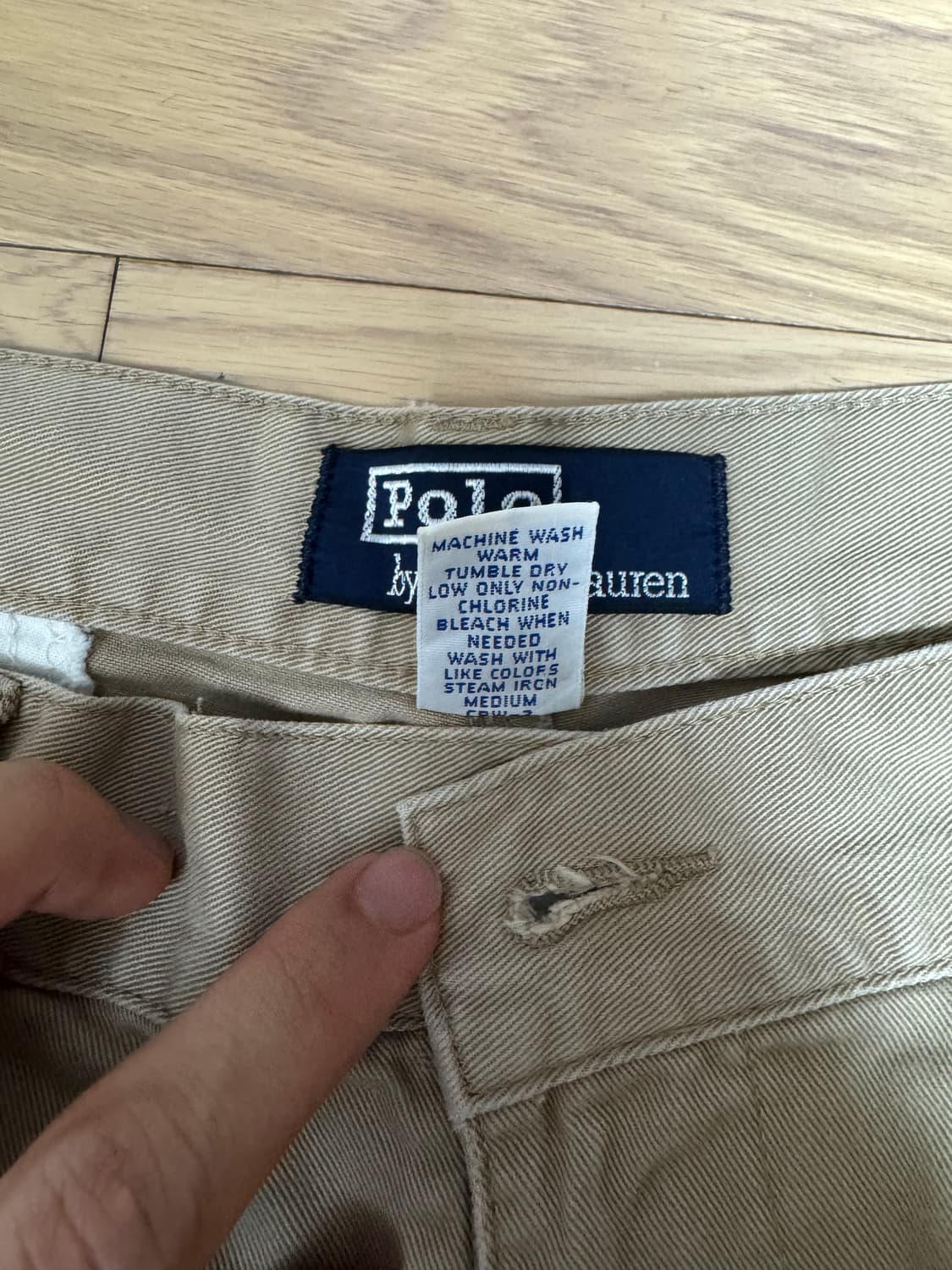 폴로 투턱 치노팬츠 상품이미지3