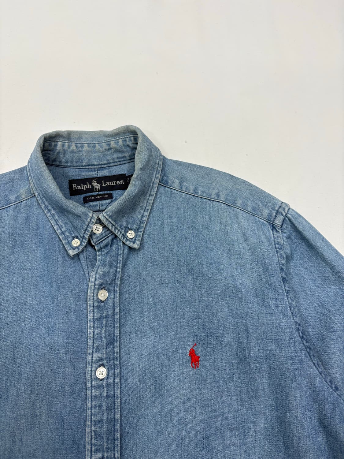 폴로 랄프로렌 중청 데님 셔츠 상품이미지7