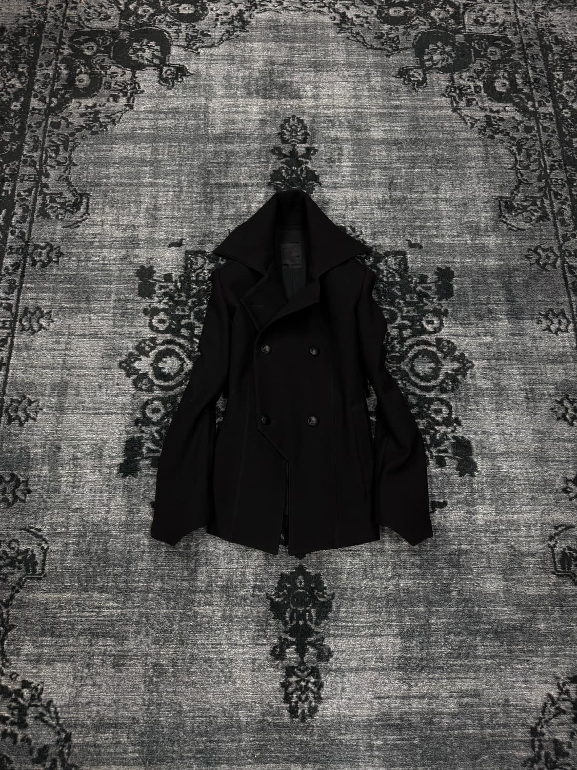 Kiryuyrik laine wool napoleon double ja 상품이미지1