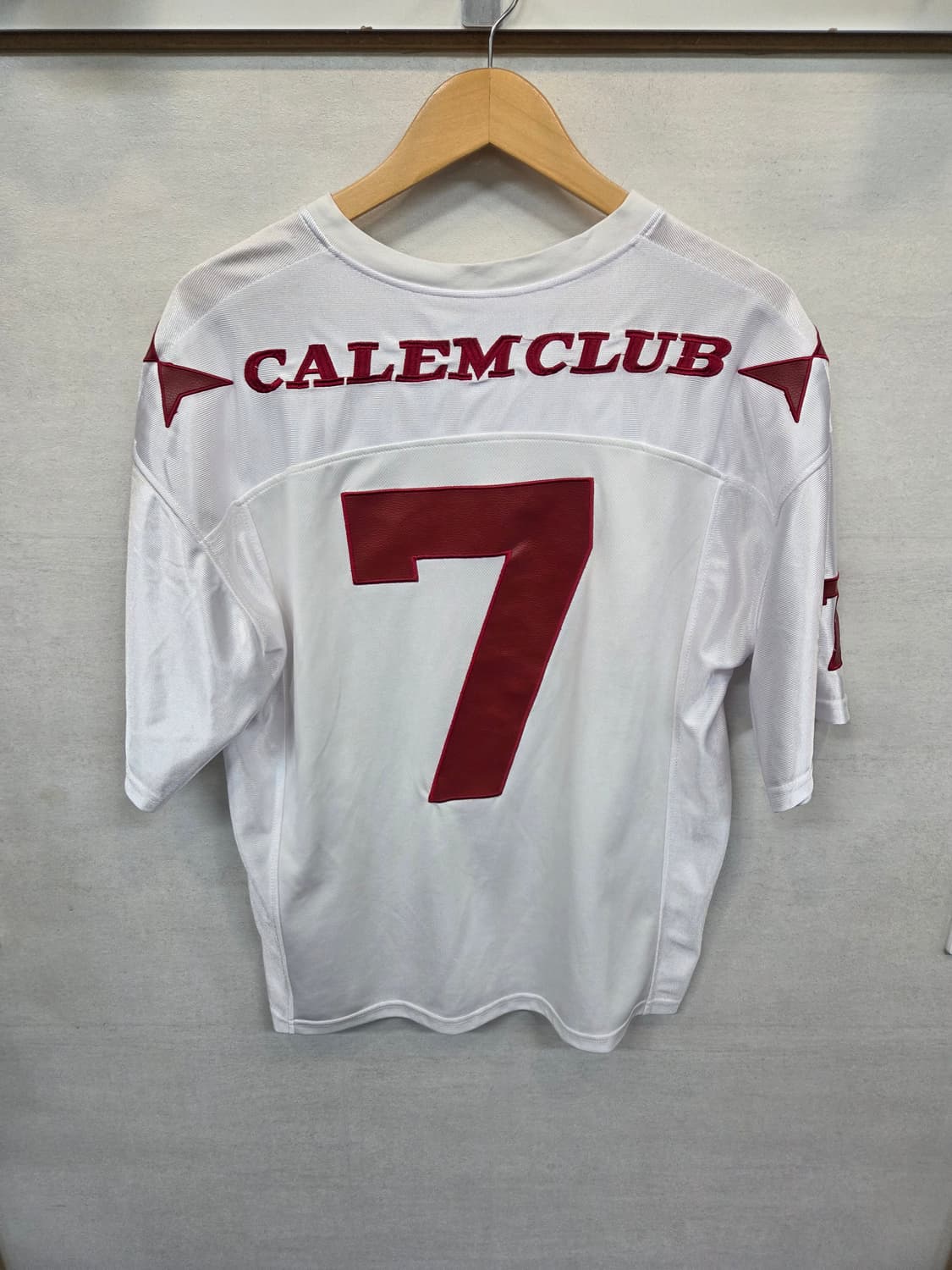 빈티지 calem club 가죽로고 져지 반팔 xl 상품이미지2