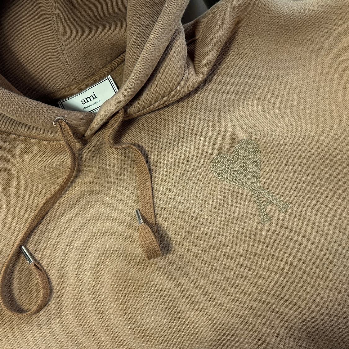 아미 AMI 하트 로고 자수 기모 후드 상품이미지3