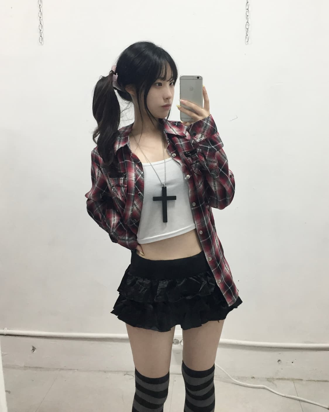 [SORRIDERE] 소리데레 데스노트 미사, 캐캐체 아무깔 셔츠 상품이미지1
