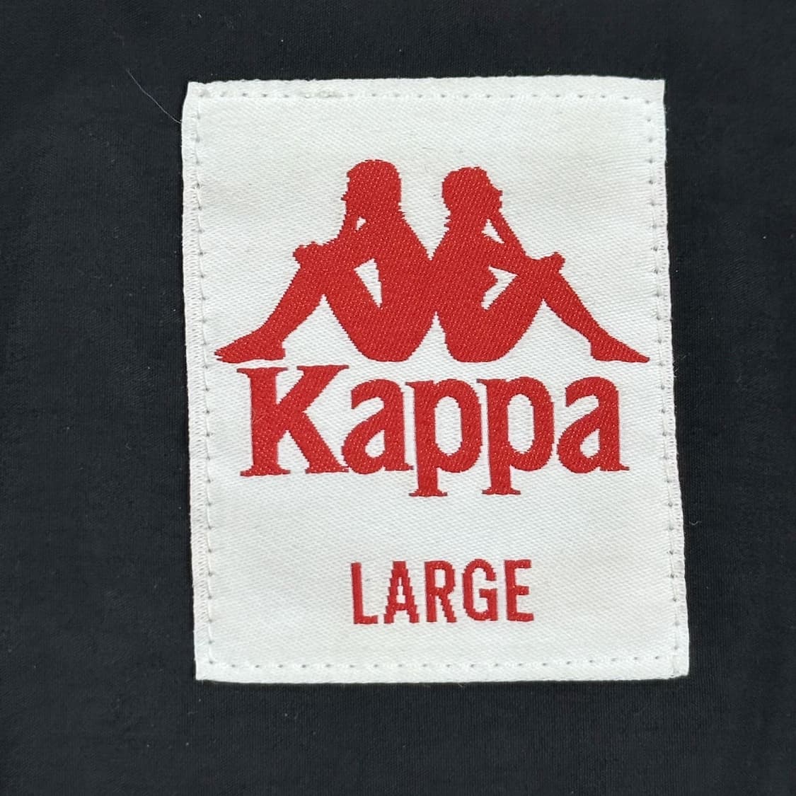 카파 블랙 나일론 자수 바람막이 자켓 (L) 상품이미지5