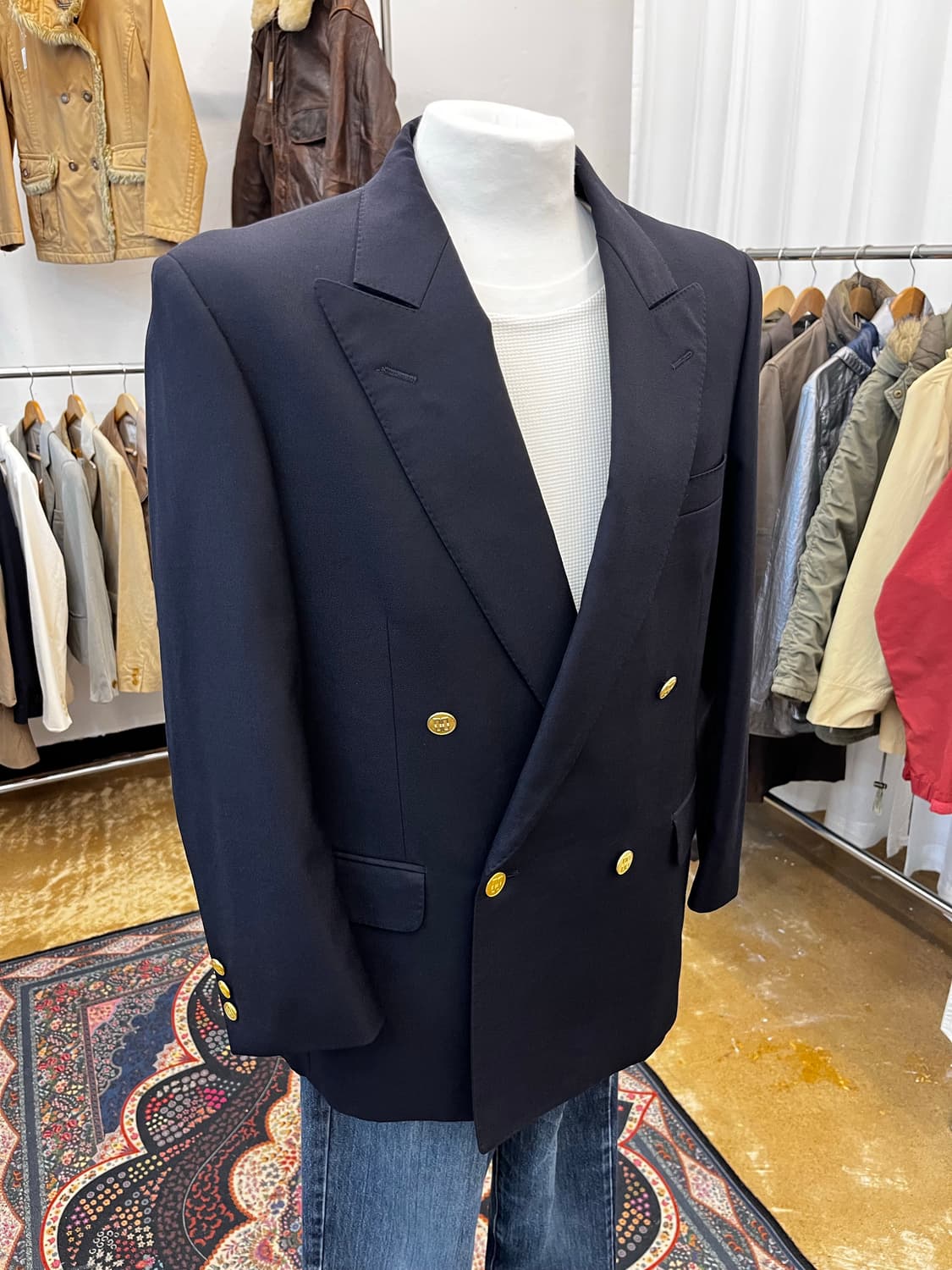 닥스 더블 브레스티드 금장 블레이저 상품이미지1