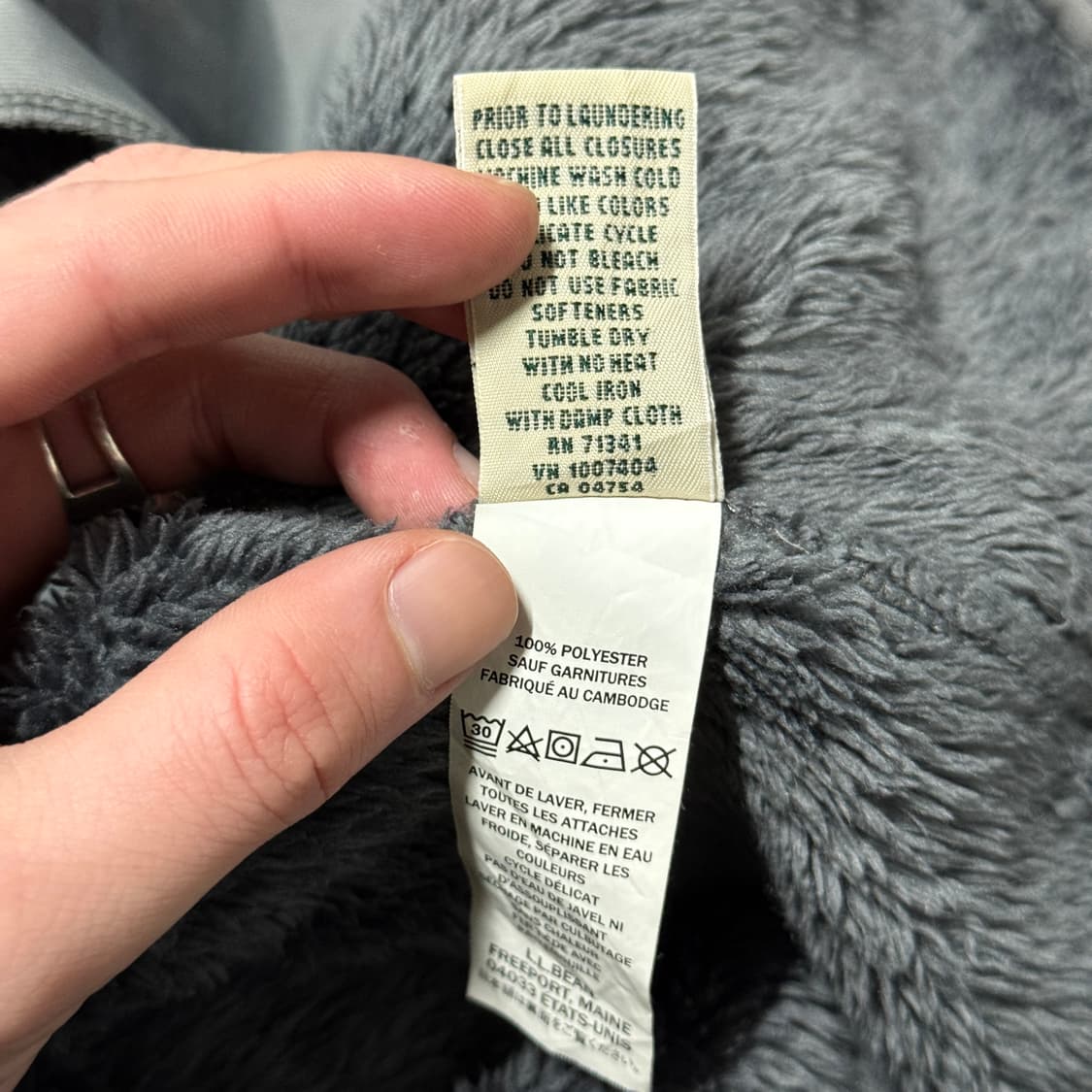 L.L.Bean 엘엘빈 플리스 스냅 풀오버 자켓 상품이미지8