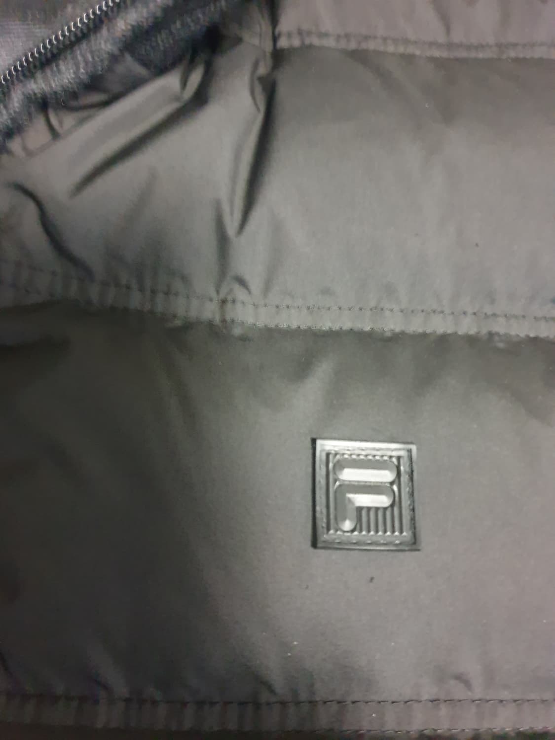 FILA 방풍 다운패딩 배색 리치울 니트집업 (100) 상품이미지2