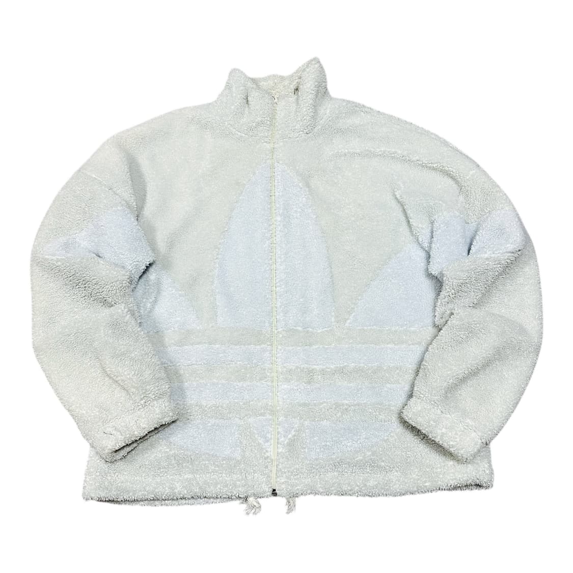 ✨ (바배) 아디다스 빅트레포일 뽀글이 쉐르파 집업 자켓 상품이미지1