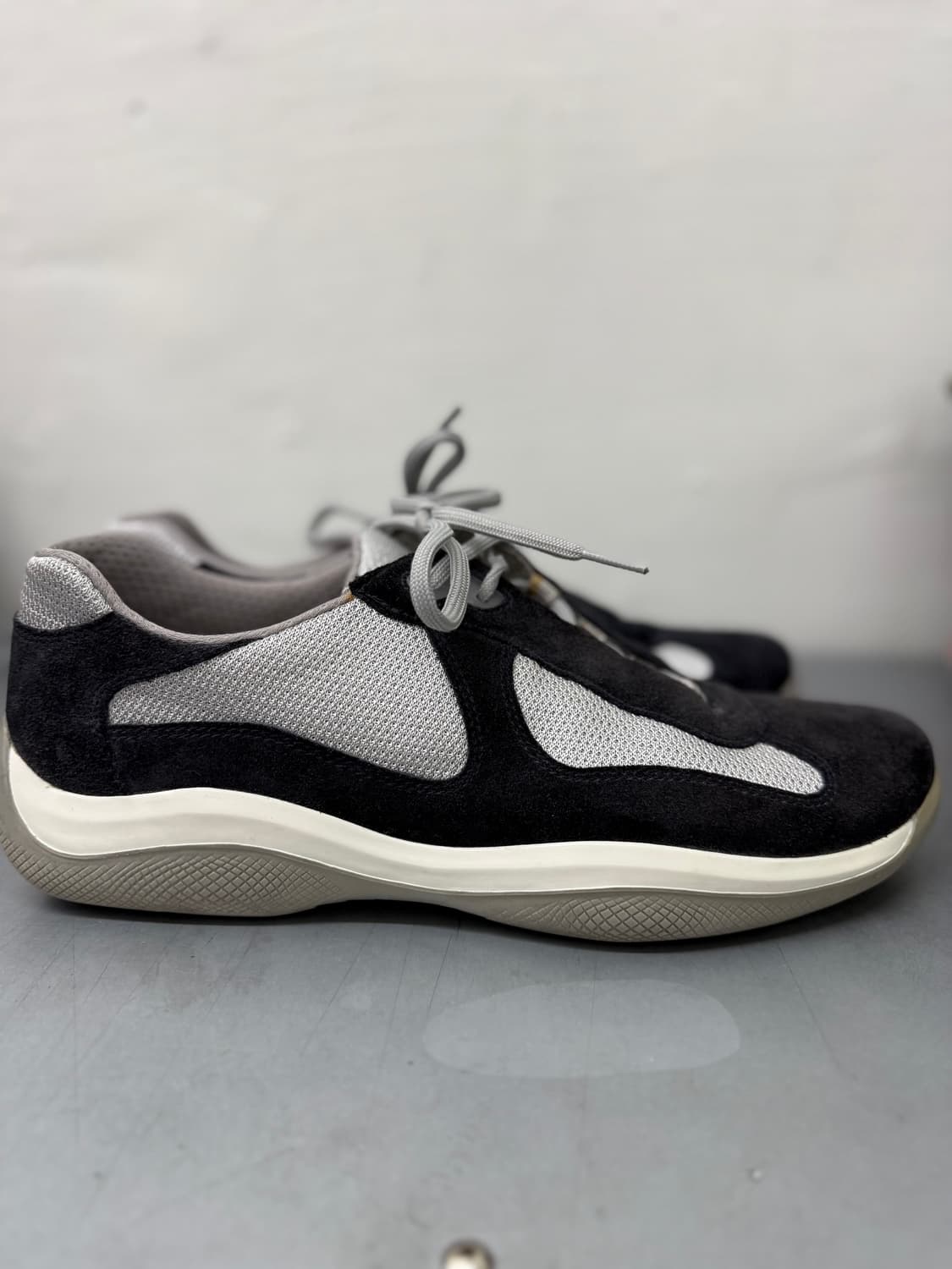 prada sport 아메리칸컵 navy suede rare item 상품이미지2