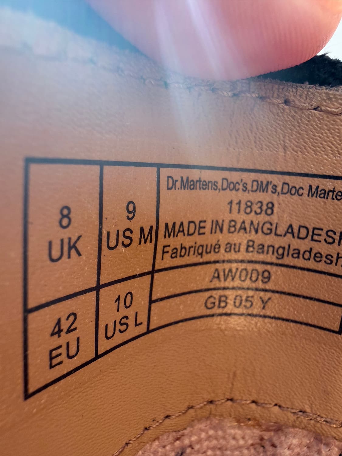 닥터마틴 1461 스무스 3홀 블랙 uk8 270 상품이미지4