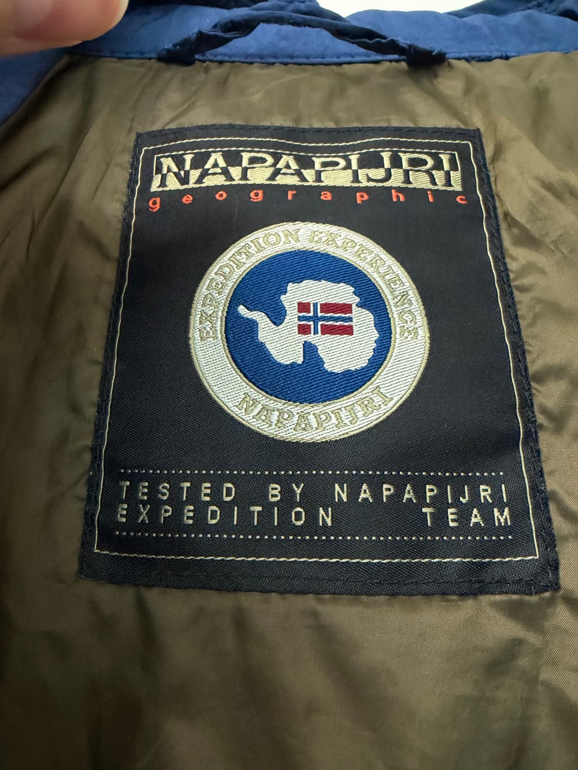 나파피리 남성 퀼팅 자켓 네이비 95 상품이미지3