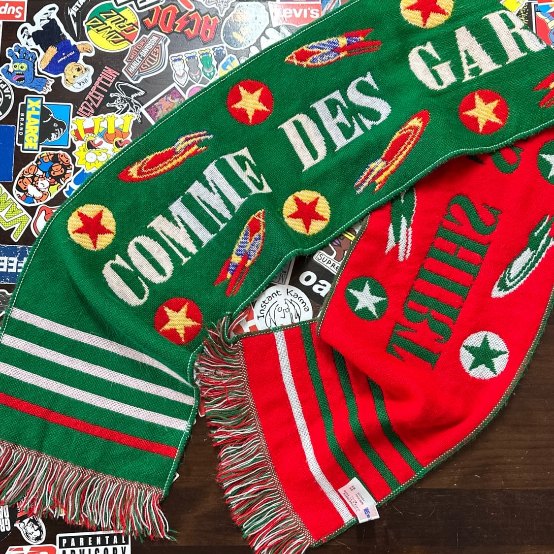 꼼데가르송 셔츠 풋볼 머플러 상품이미지2