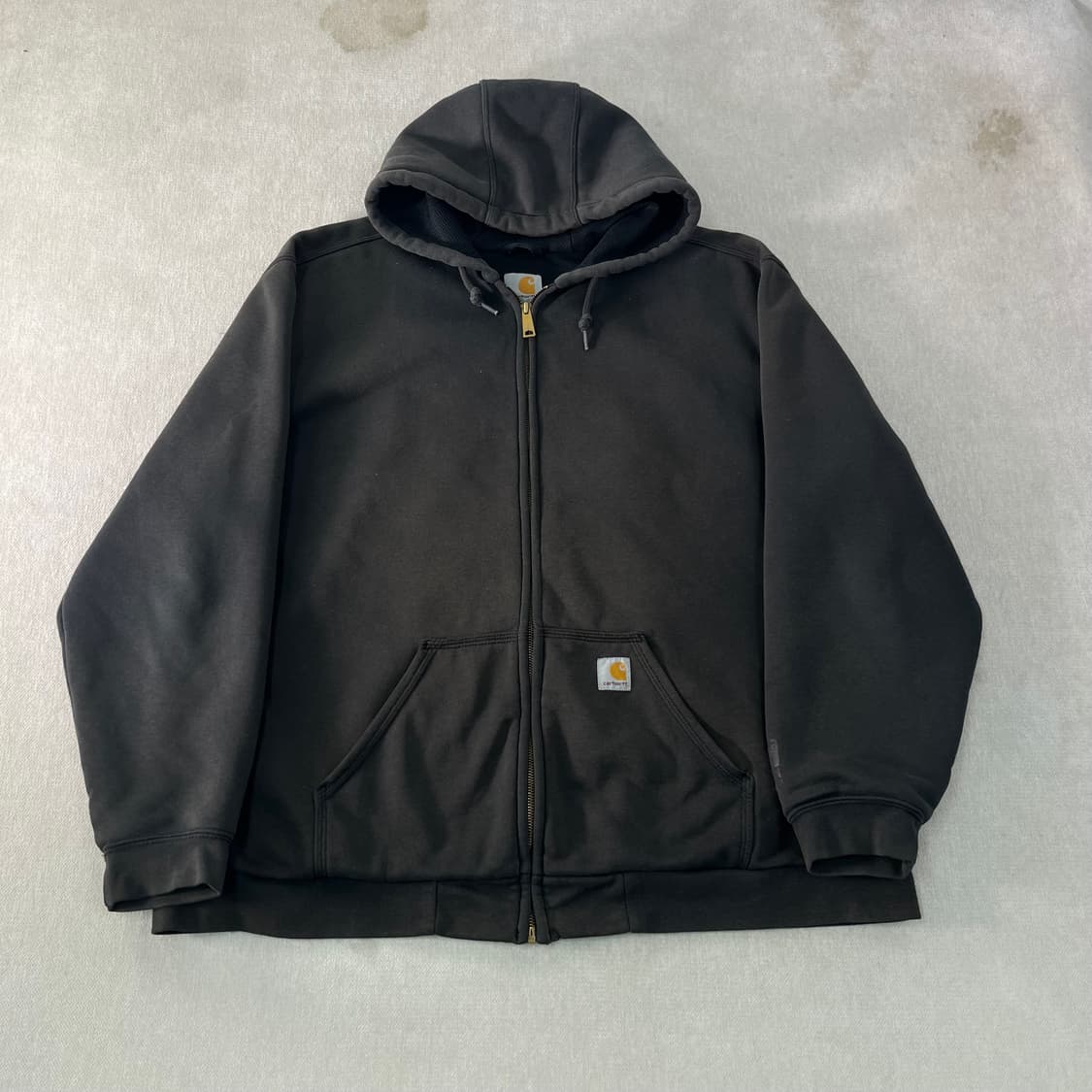 110 칼하트 써멀 챠콜 후드집업  상품이미지1