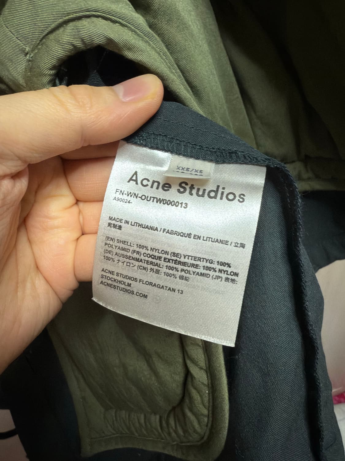 아크네 스튜디오 후디드 파카 패딩 상품이미지5