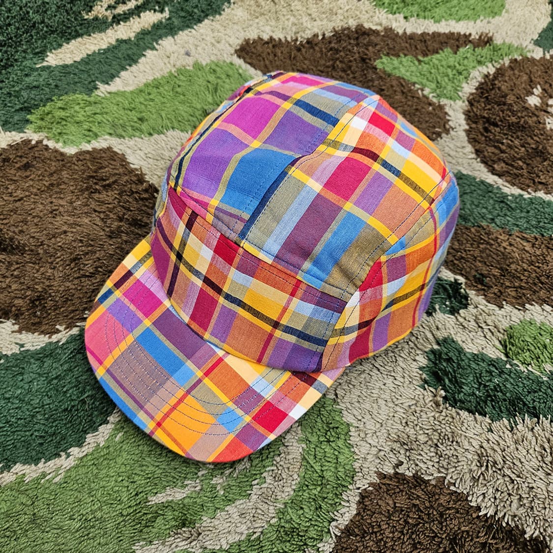 X OMTC 24ss madras 5 panel cap 상품이미지4