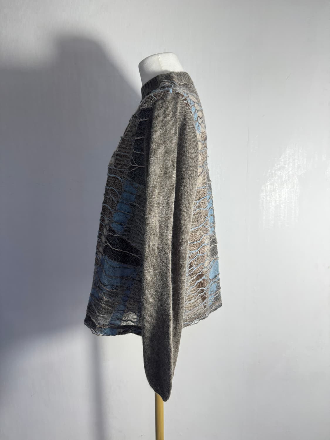 M.&Kyoko 텍스처드 울 니트 아방가르드 그런지 상품이미지3