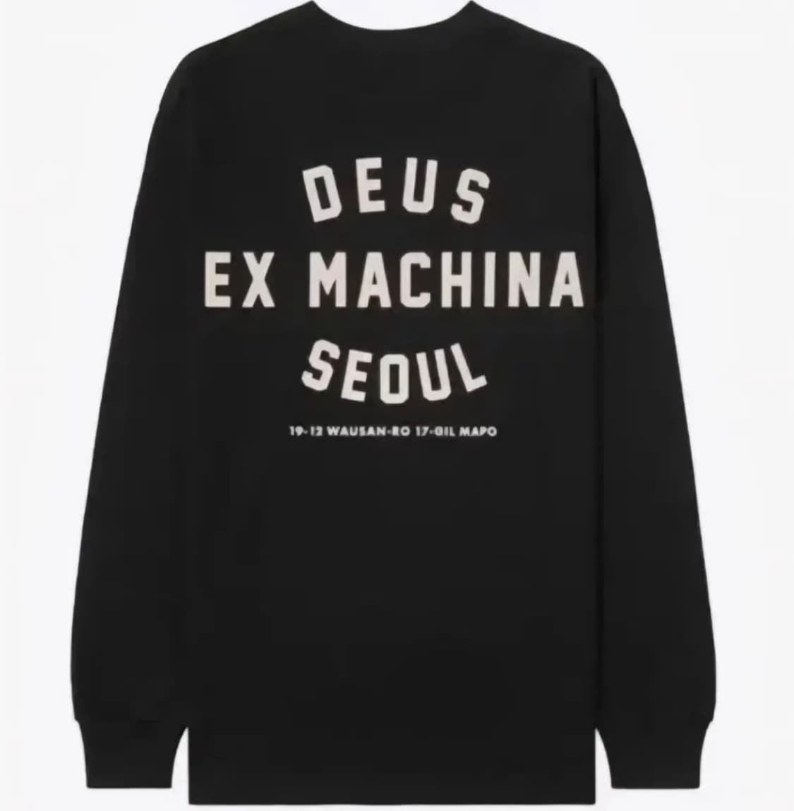 데우스 롱슬리브 블랙 s 상품이미지1