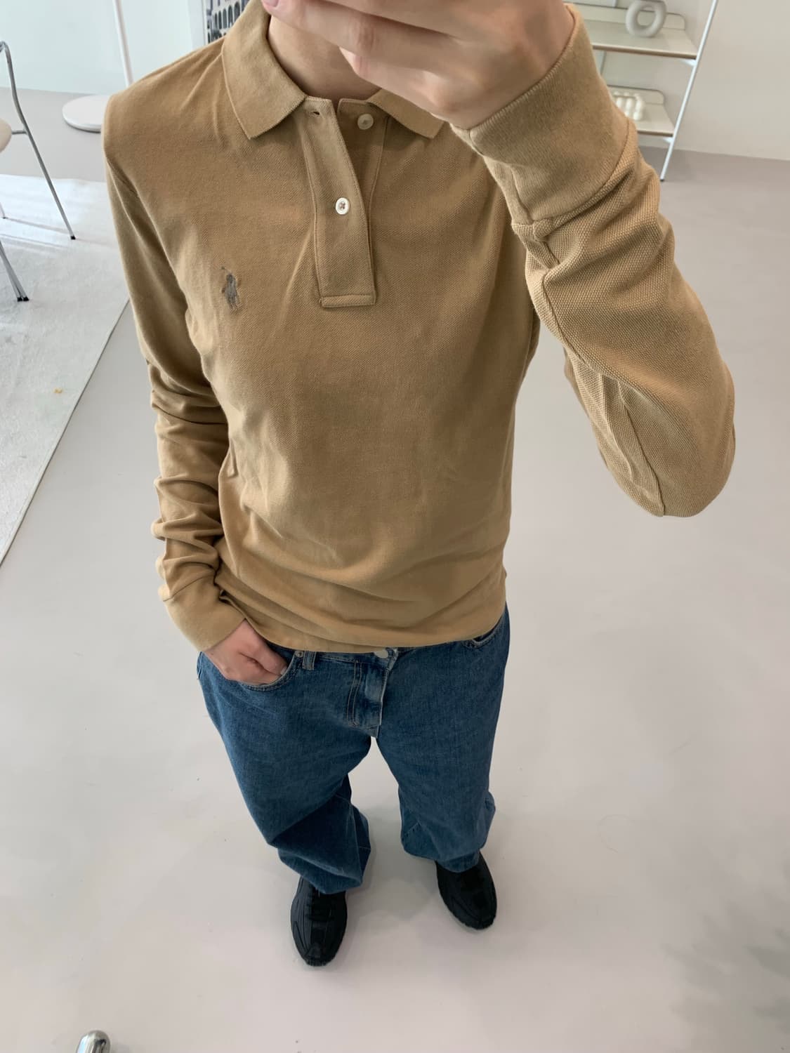 폴로 랄프로렌 여성 긴팔 카라티 M,L 상품이미지1